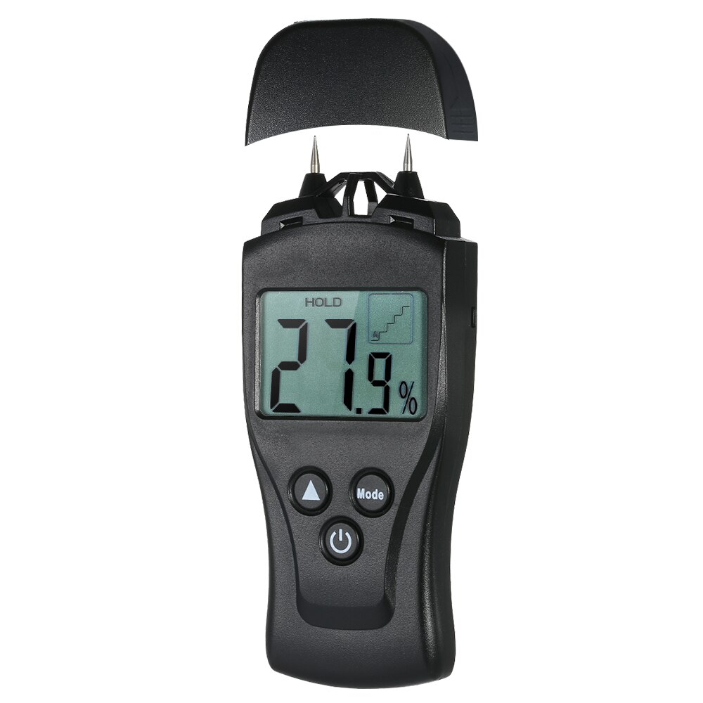 Huepar M01 Digital Wood Moisture Meter - Humidity Tester For Building Materials - 2 Year Warranty