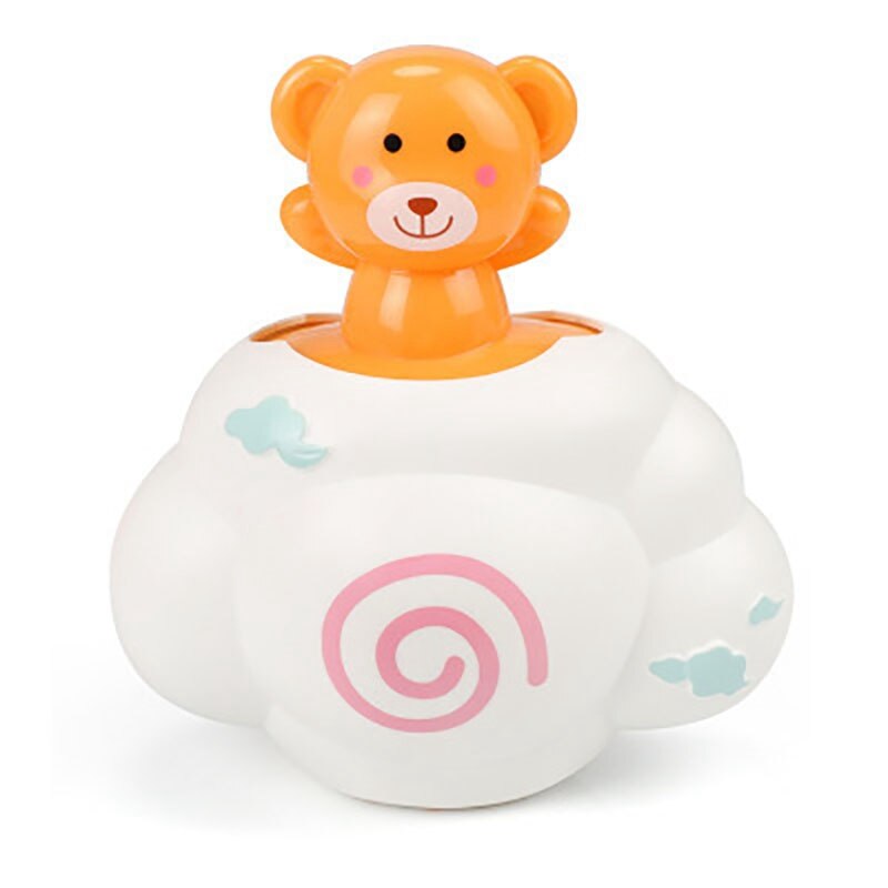 3 Pack pluie nuage baignoire jouets pour enfants baignoire temps pour enfants coloré pomme de douche Fun bain jouets horloge eau jouets