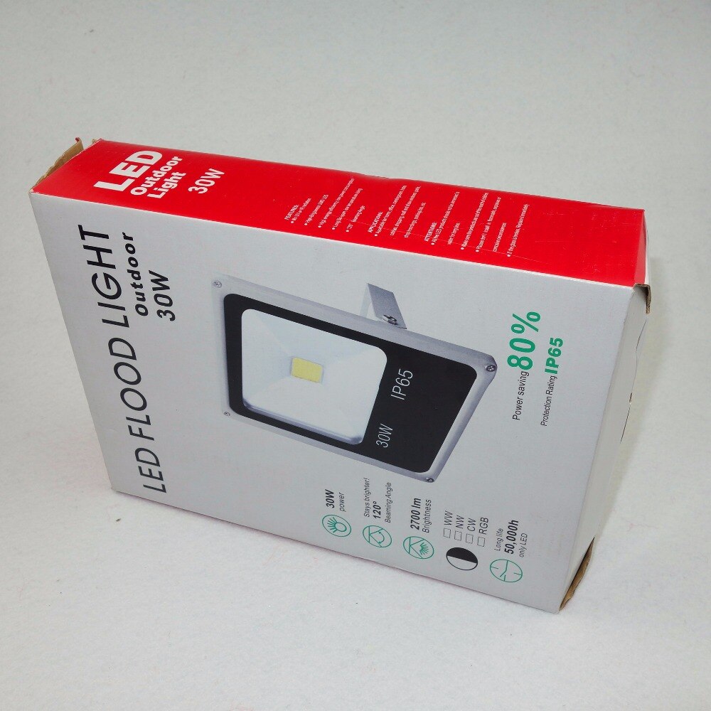 DC36V input 30W high power led WS2811 controlled RGB flood light;addressable;IP65;RGB full color