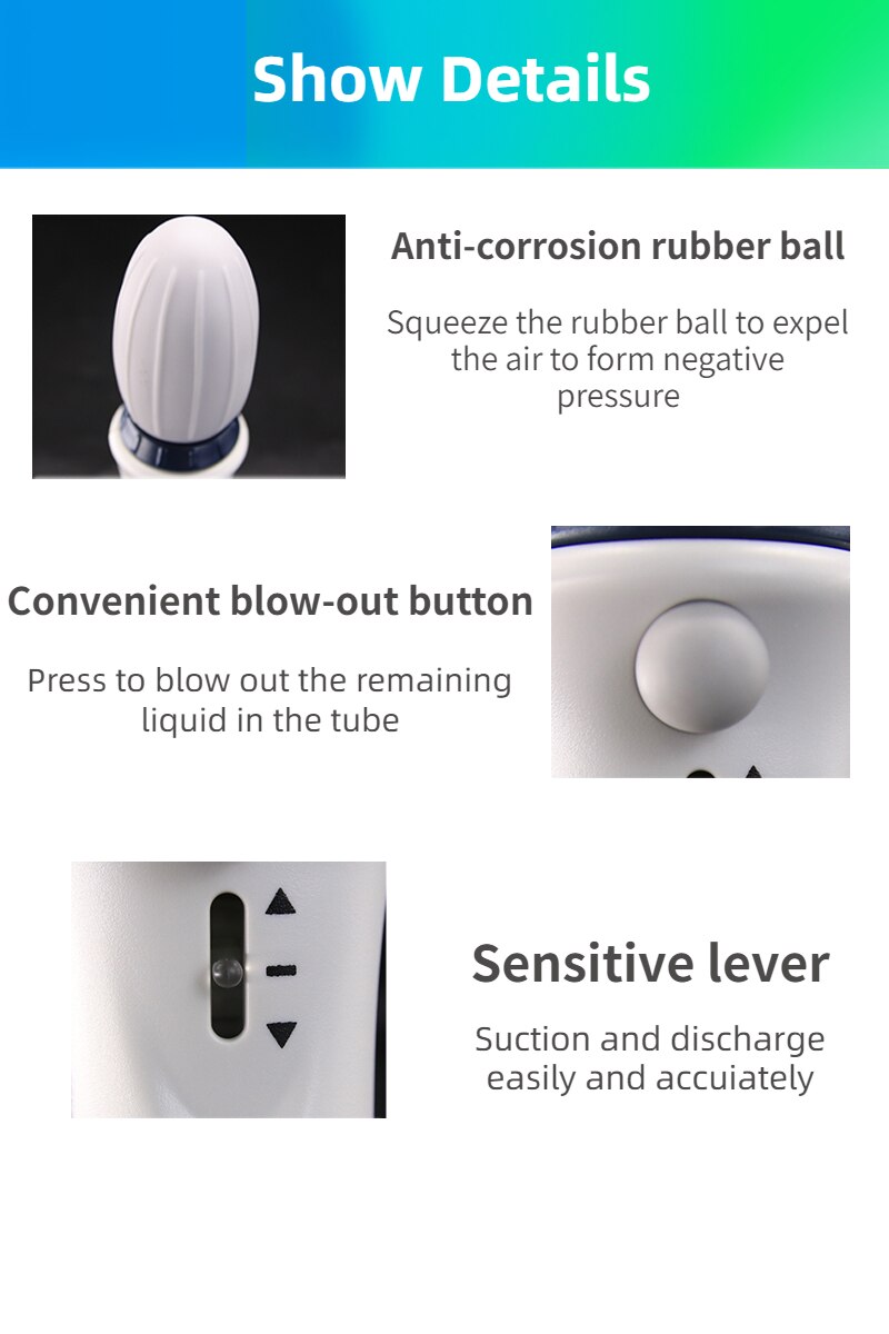 1Pc Handleiding Pipet Controller Is Geschikt Voor 0.1-100Ml Serologische Pipet Onderwijs Apparatuur En Benodigdheden