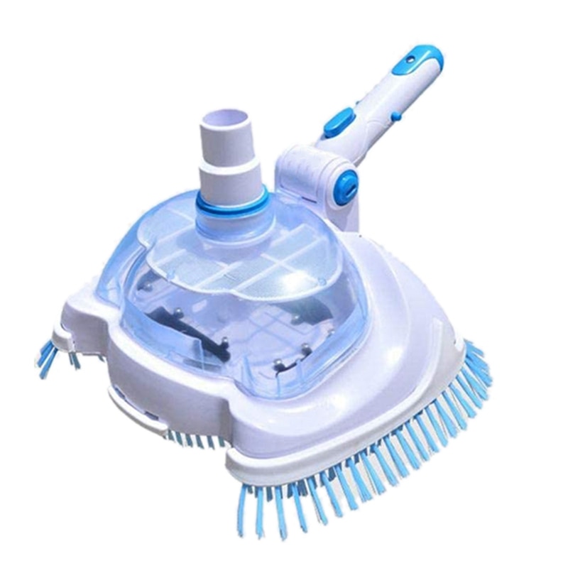 Cabezal de aspiradora para piscina, cepillo de limpieza para piscinas, limpiador subacuático, succión de aguas residuales, limpieza de máquinas y herramientas de mantenimiento: Default Title
