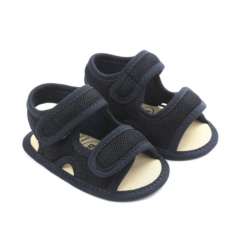 Sandales d'été antidérapantes respirantes pour bébés garçons et filles de 0 à 18 mois, chaussures à semelles souples creuses: DL / 0-6 mois