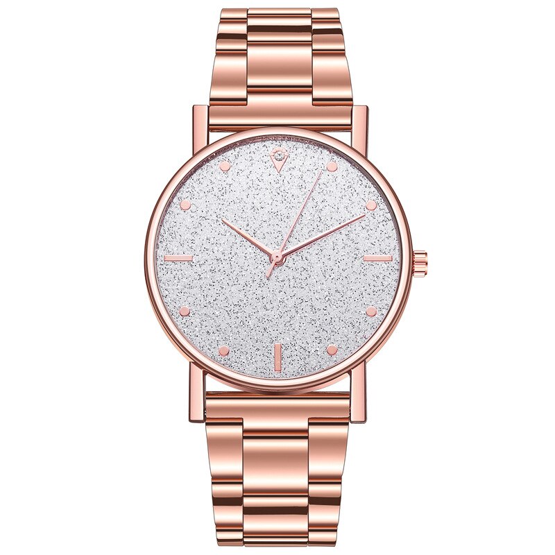 WOKAI – montre à Quartz en acier inoxydable pour femmes, de luxe, étanche, , nouveauté: WHITE
