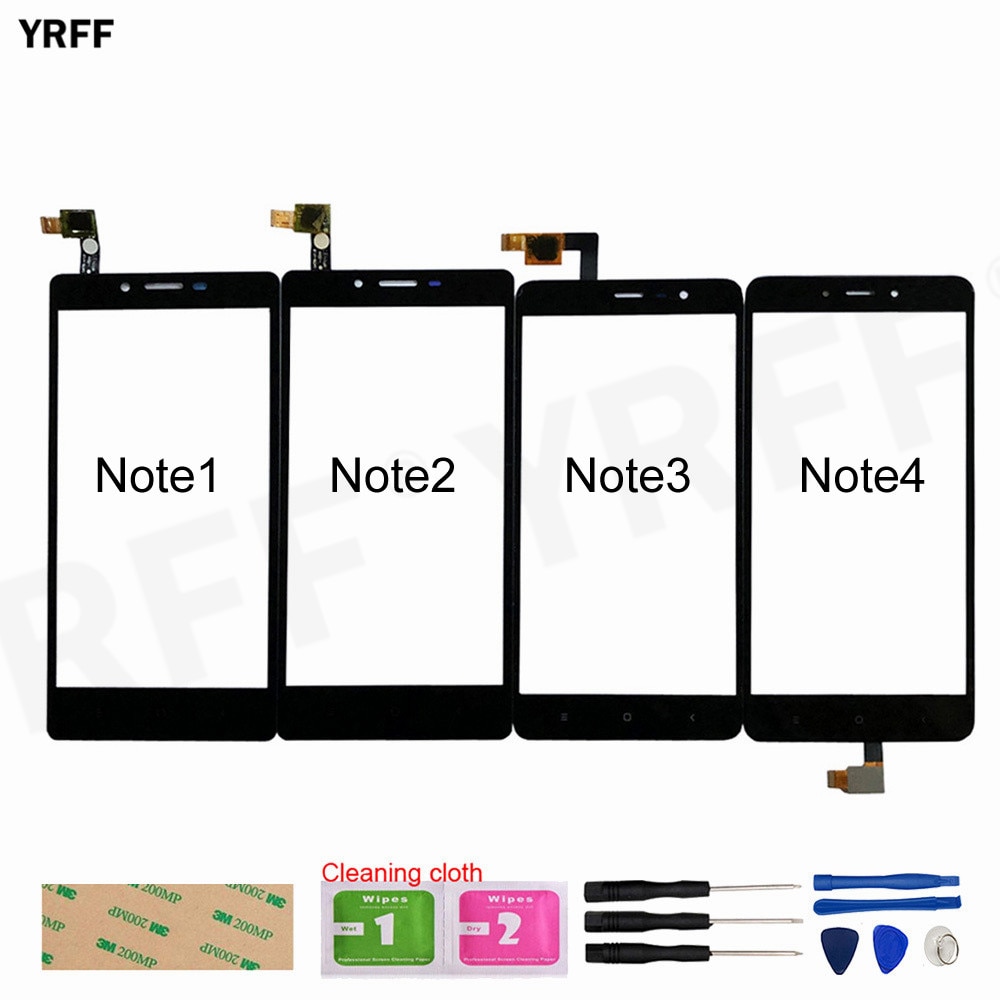 Touch screen Für Xiaomi Redmi Hinweis 1/2/3/4 Touch Screen Digitizer Sensor Glas Panel Ersatz