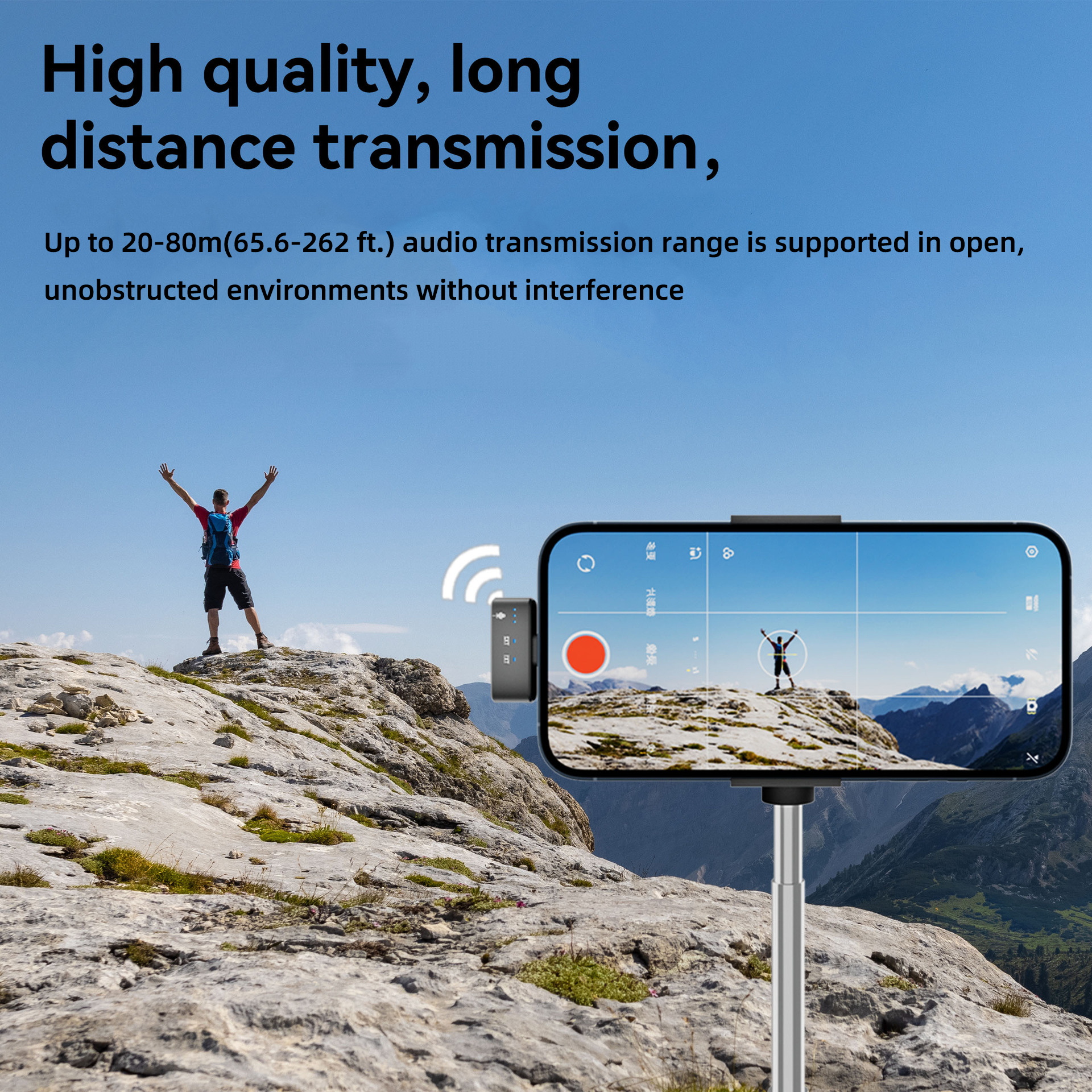 Microfono Lavalier Wireless con scatola di ricarica riduzione del rumore magnetico microfono professionale con risvolto per la registrazione in Studio dal vivo