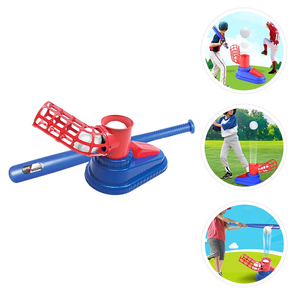 1 Set Van Baseball Launcher Baseball Beoefenen Honkbalknuppel Voor Kids Outdoor: Default Title