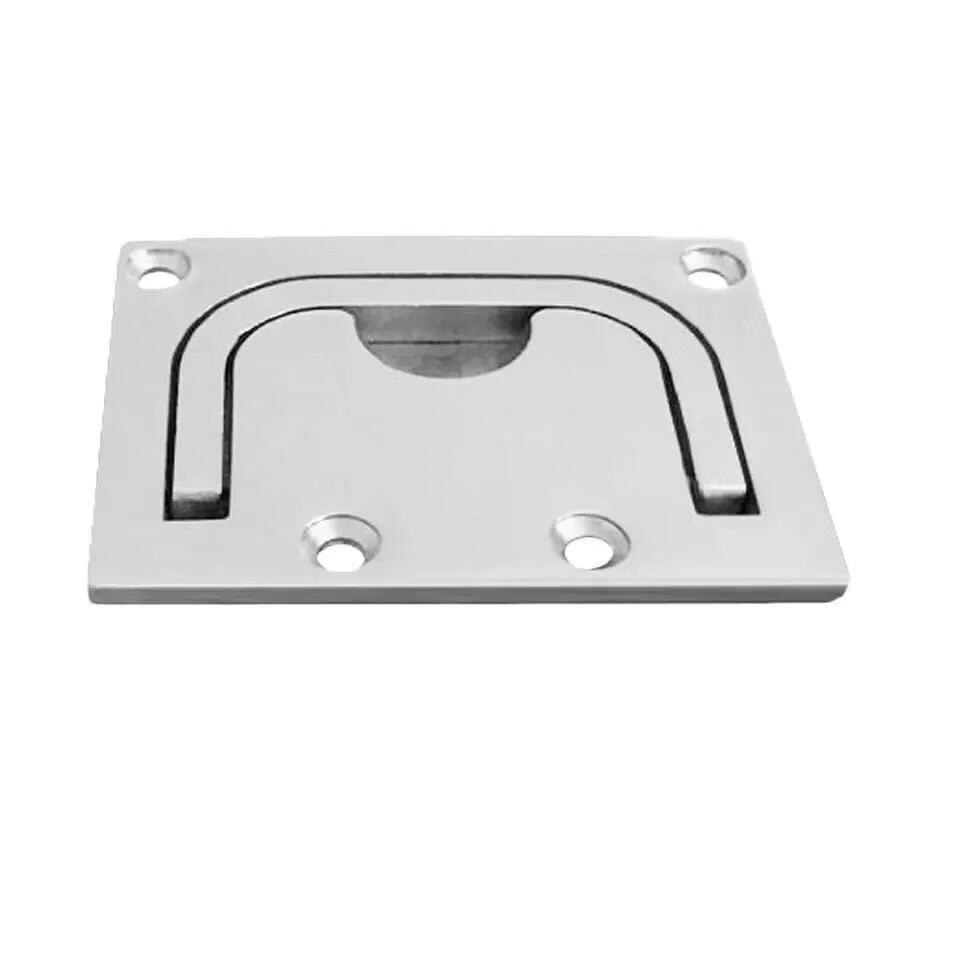 thumbnail image 2 of 2 Pack 316 Stainless Steel Flush Lift Rings - Marine Grade Hatch Pull Handles 2 of 14