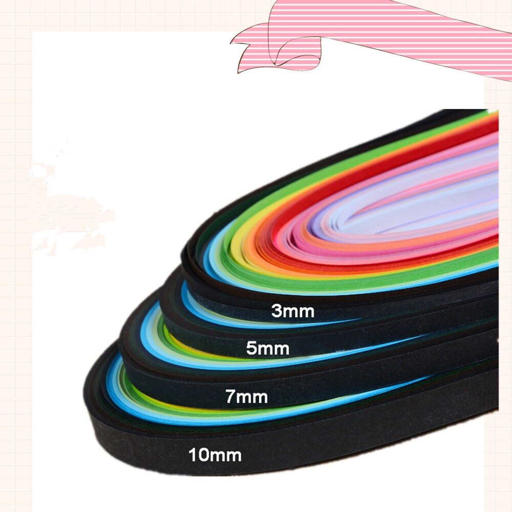 260 papier quilling strips set 3mm/5mm/7mm/10mm 39cm bloem papier Lijm Applicator voor craft DIY Quilling handgemaakte Gereedschap