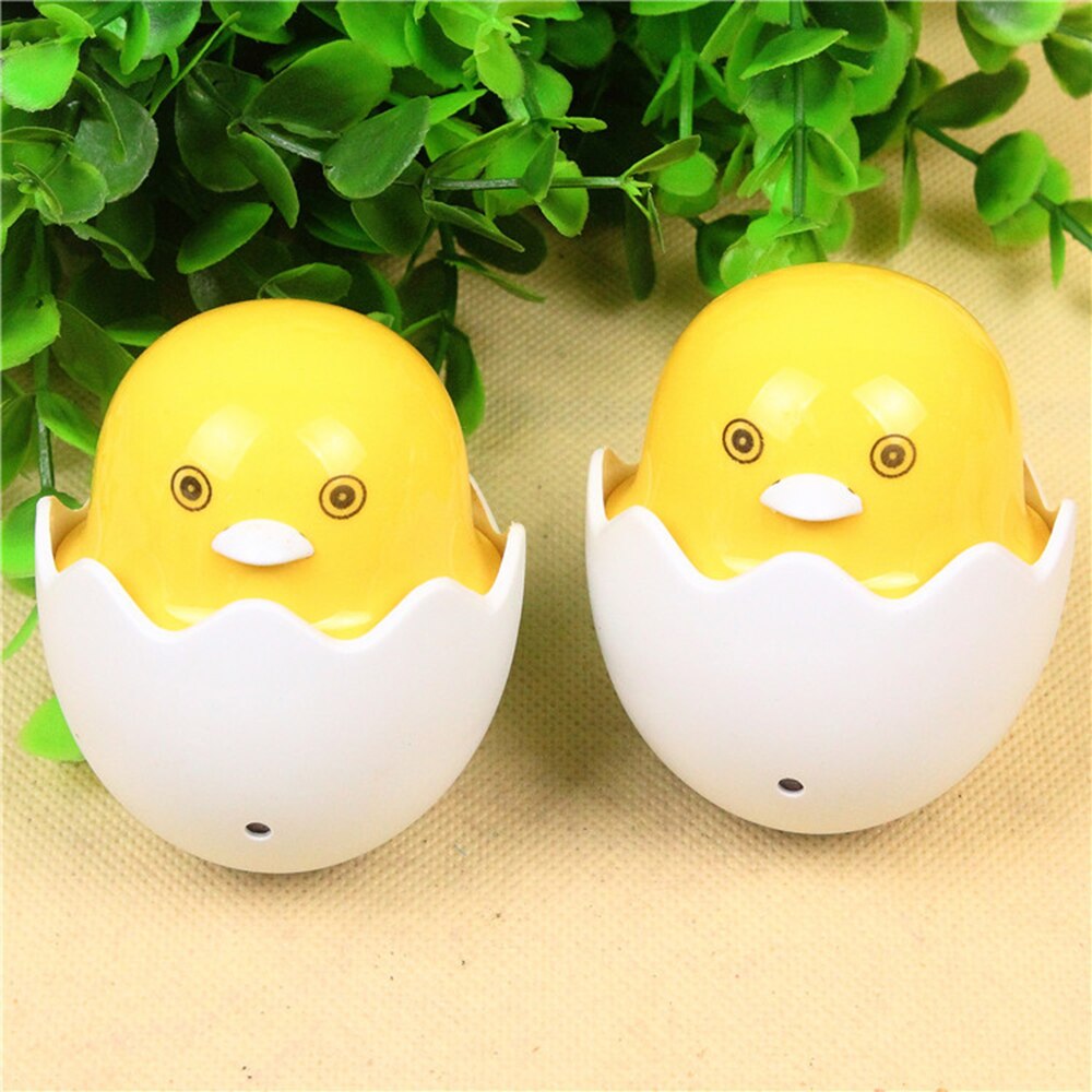 Happy Bird LED Night Light with Light Sensor Control Cute Baby Night Light Crib Side Chicken and Egg Decoration