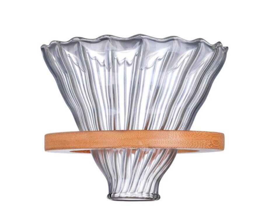 Kaffedryppegryte 300ml 500ml 700ml glass kaffekanne, isolert håndtak til å holde helle over kaffe og frisk dryppkanne: Stil 03