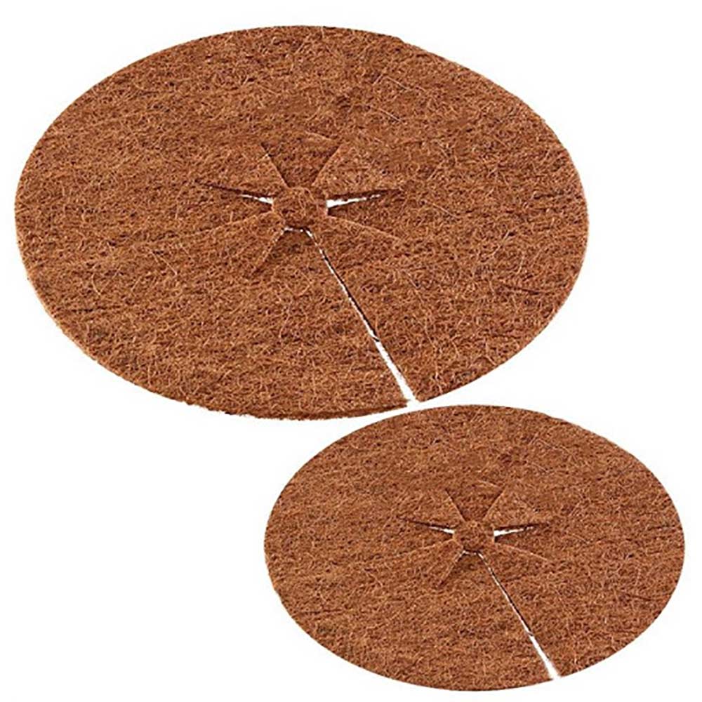 Kokos mulch cover mulch disc plante cover coir måtten til havearbejde mulch diske frostbeskytter kulde beskytte vinter mulching