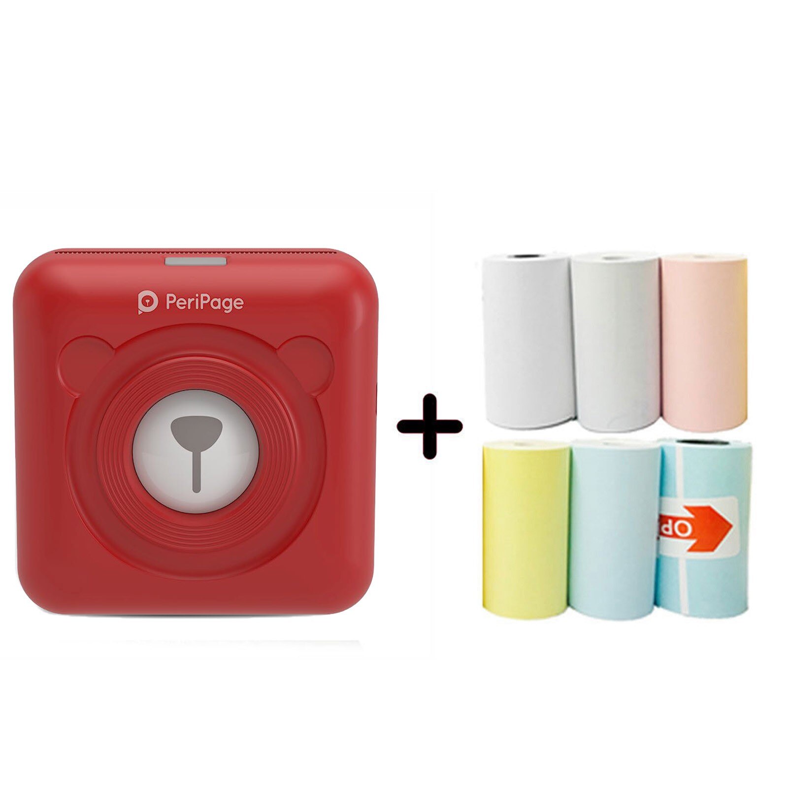 Mini imprimante thermique Portable Photo poche imprimante Photo 58 Mm impression sans fil Bluetooth imprimantes Offre Spéciale: RD