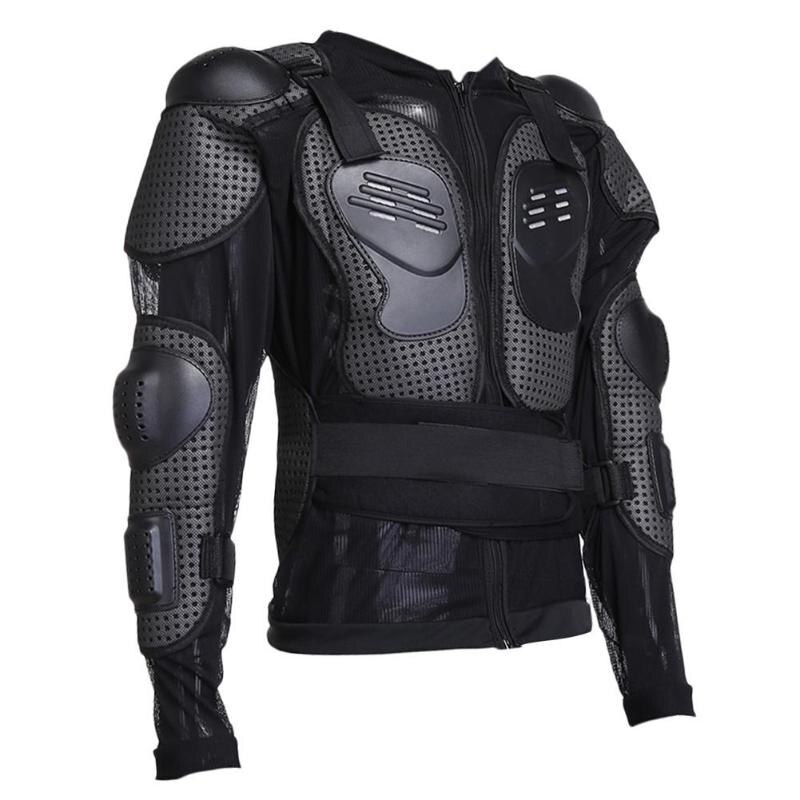 Uchoice-Chaqueta de motocicleta de cuerpo completo para hombre, armadura para Motocross, protección para Moto de carreras, talla S-5XL: Black simple / XL