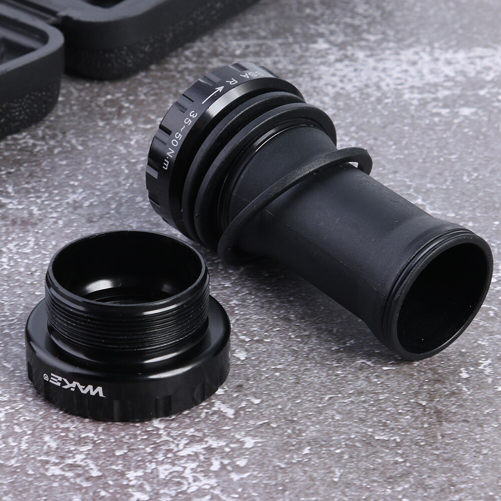 WAKE BB-01 Bicycle Bottom Brackets Bicycle MTB Road Bike Aluminum Alloy Press Threaded Fit Axis Bicycle Parts Accessories