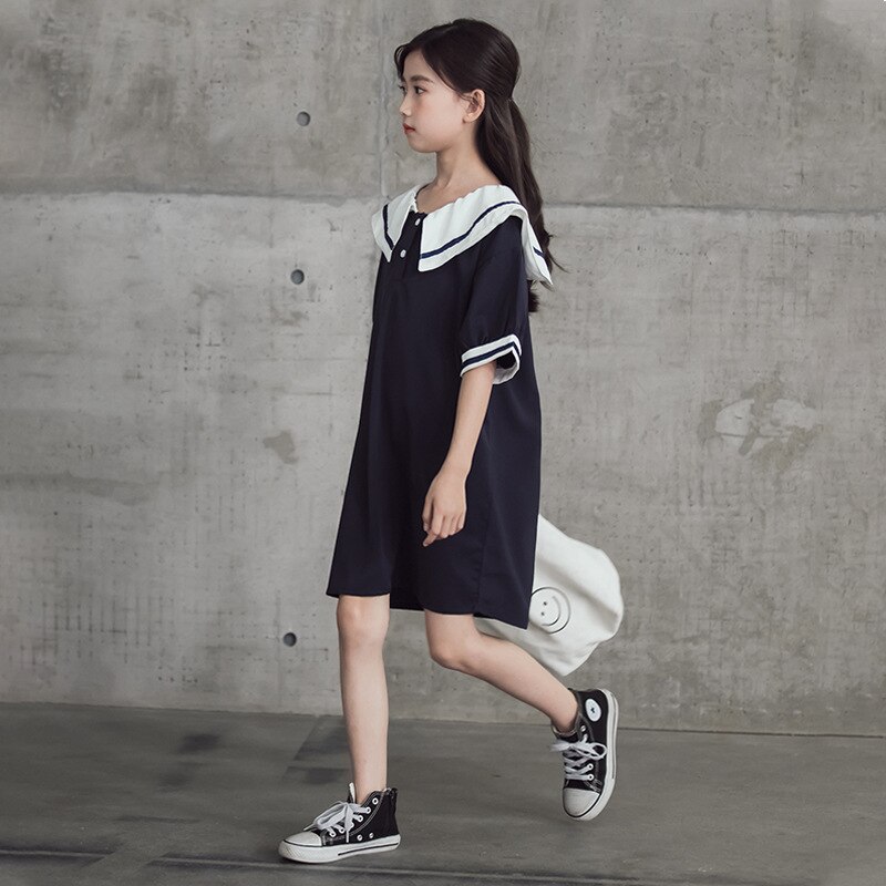 Zomer Jurk Tiener Meisjes Patchwork Prinses Kids – Grandado