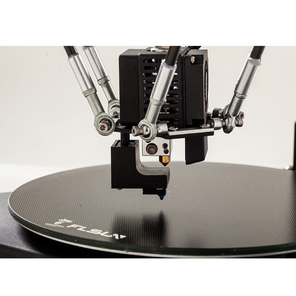 FLSUN-Plataforma de celosía redonda de 24V, Q5, 215mm x 215mm, Kossel circular para impresora FLSUN delta Q5