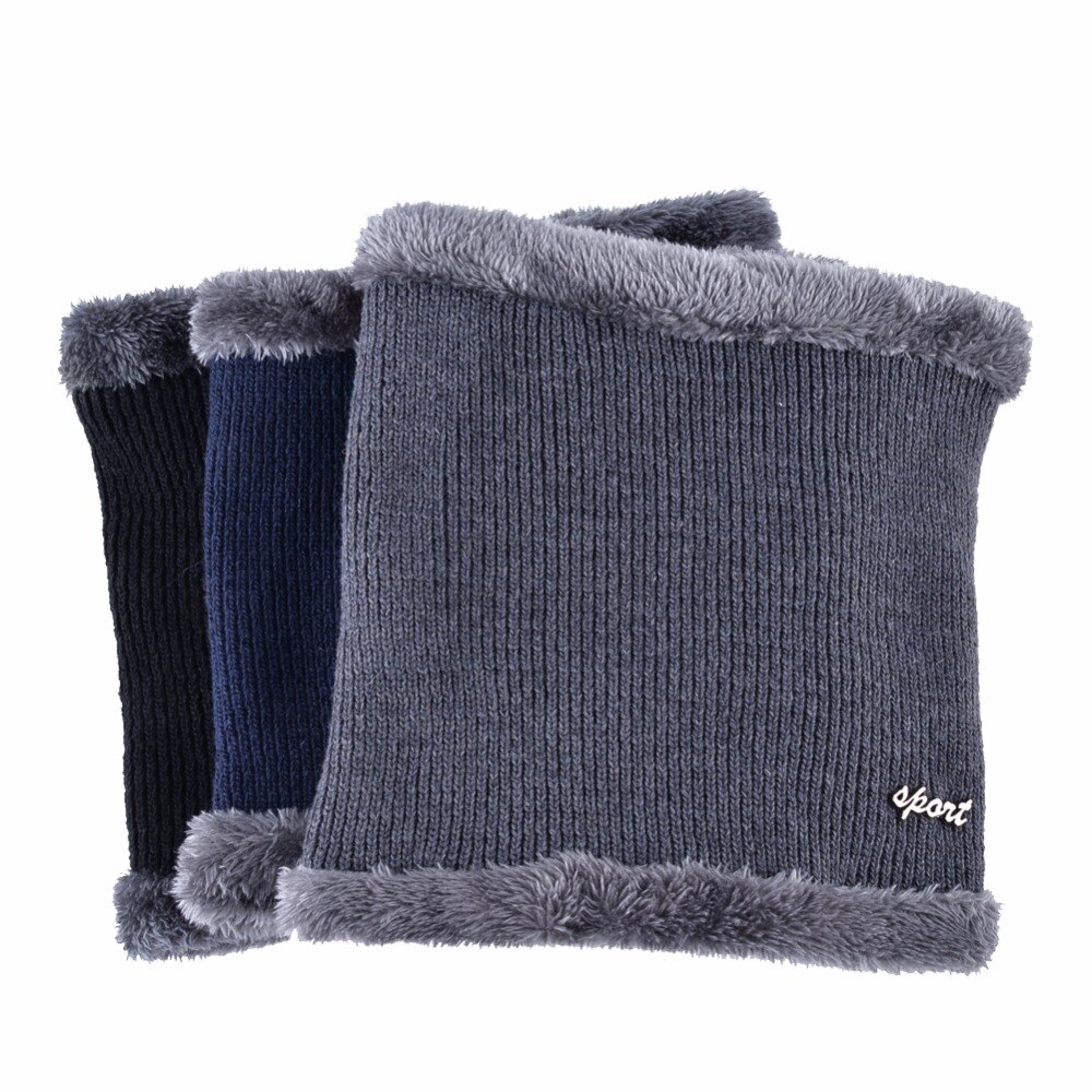 TQMSMY Winter Wol Breien Muts Sjaal in een set Mannen Skullies Hoeden nek warm Mutsen Knit sjaal fluwelen Bonnet Caps mannen TMC3235