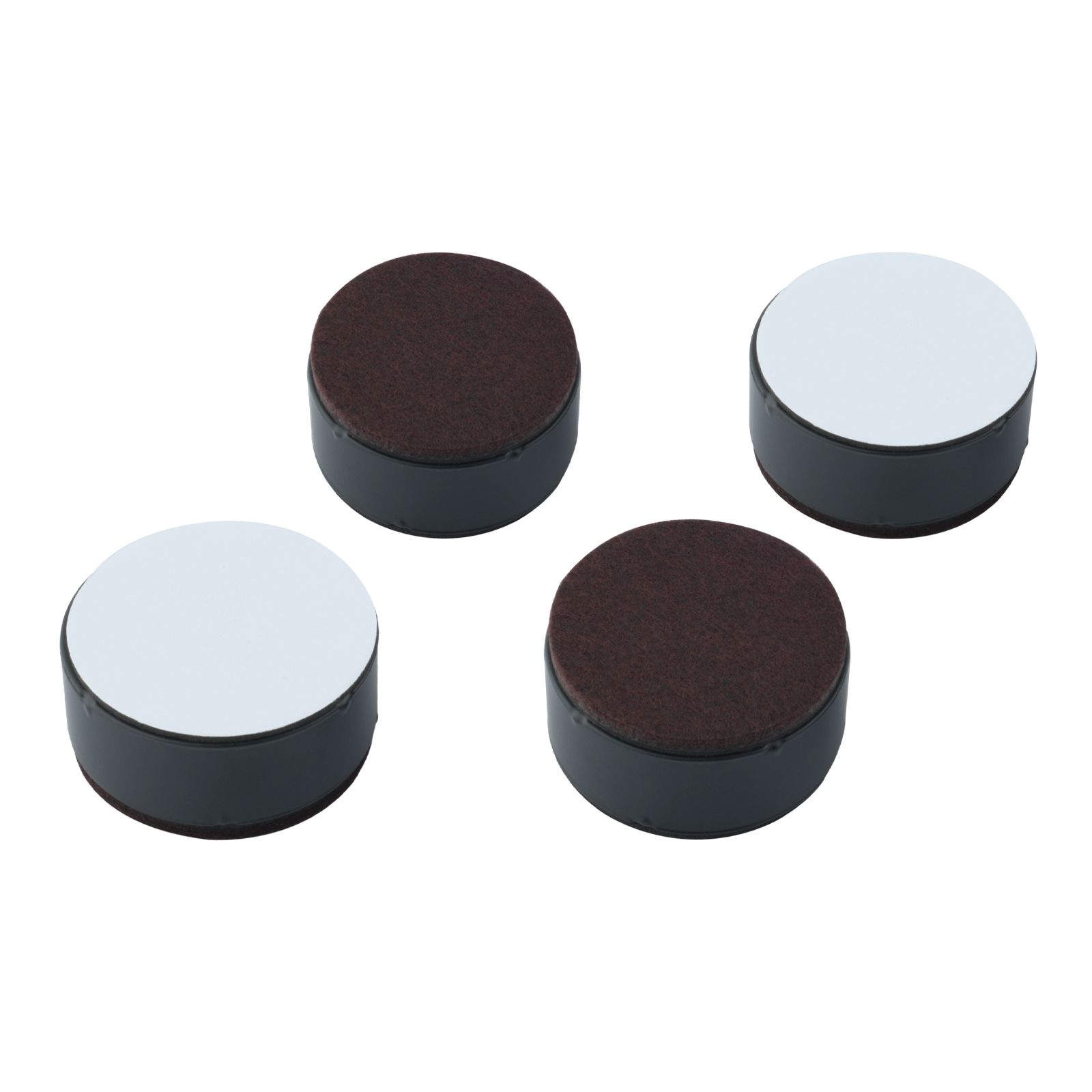 4 stks Meubels Riser Pad Rond/Vierkant Massief Koolstofstaal Bed Tafel Stoel Bank Lift Voeg 30mm Hoogte Zelfklevende Bescherm Vloer: Linen
