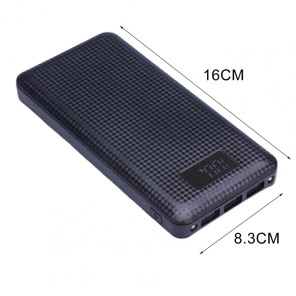 Power Bank Nesting Solderless Handwork LED Display Screen 7x18650 Power Bank DIY Shell for Mobile Charger