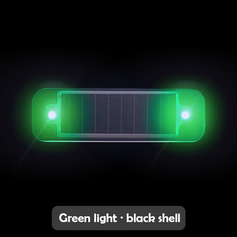 Mini led-autolampje op zonne-energie, waarschuwingslampje voor 's nachts, gesimuleerd alarm, draadloos antidiefstalwaarschuwingslampje, knipperend nep-alarmlampje: Warm wit