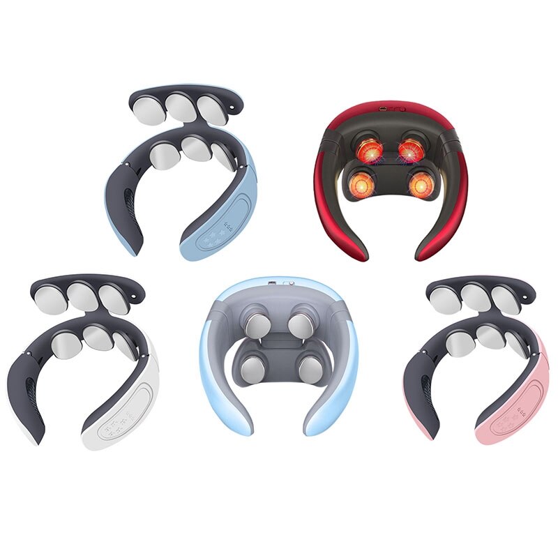 Neck Massager Shoulder Cervical Massager Multifunctional Electric Compress Pulse Neck Protector