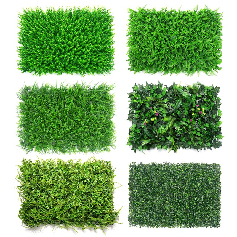 60x40cm Green Lawn Leaf Backdrop Photography Artificial Lawns Landscape Carpet Wall Decoration