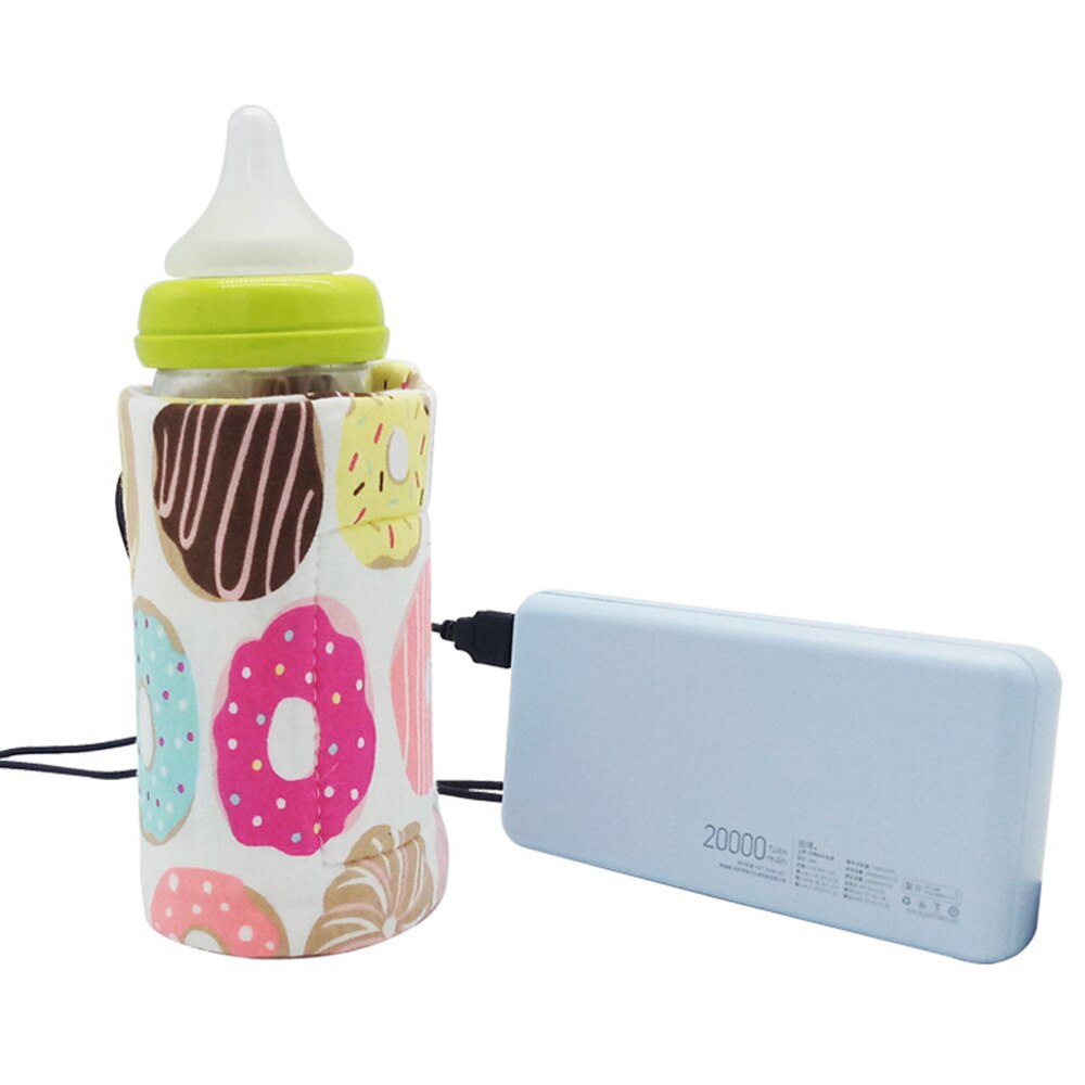 Modelos de explosão internacional, conjunto de isolamento de garrafa usb, portátil, temperatura constante, aquecedor de mamadeira