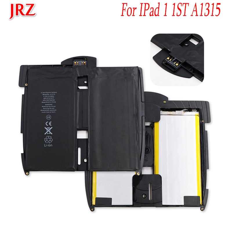 JRZ 5400mAh For IPad 1 1st Laptop battery For iPad 1 1st A1315 A1219 A1337 Replacement Batteries Bateria
