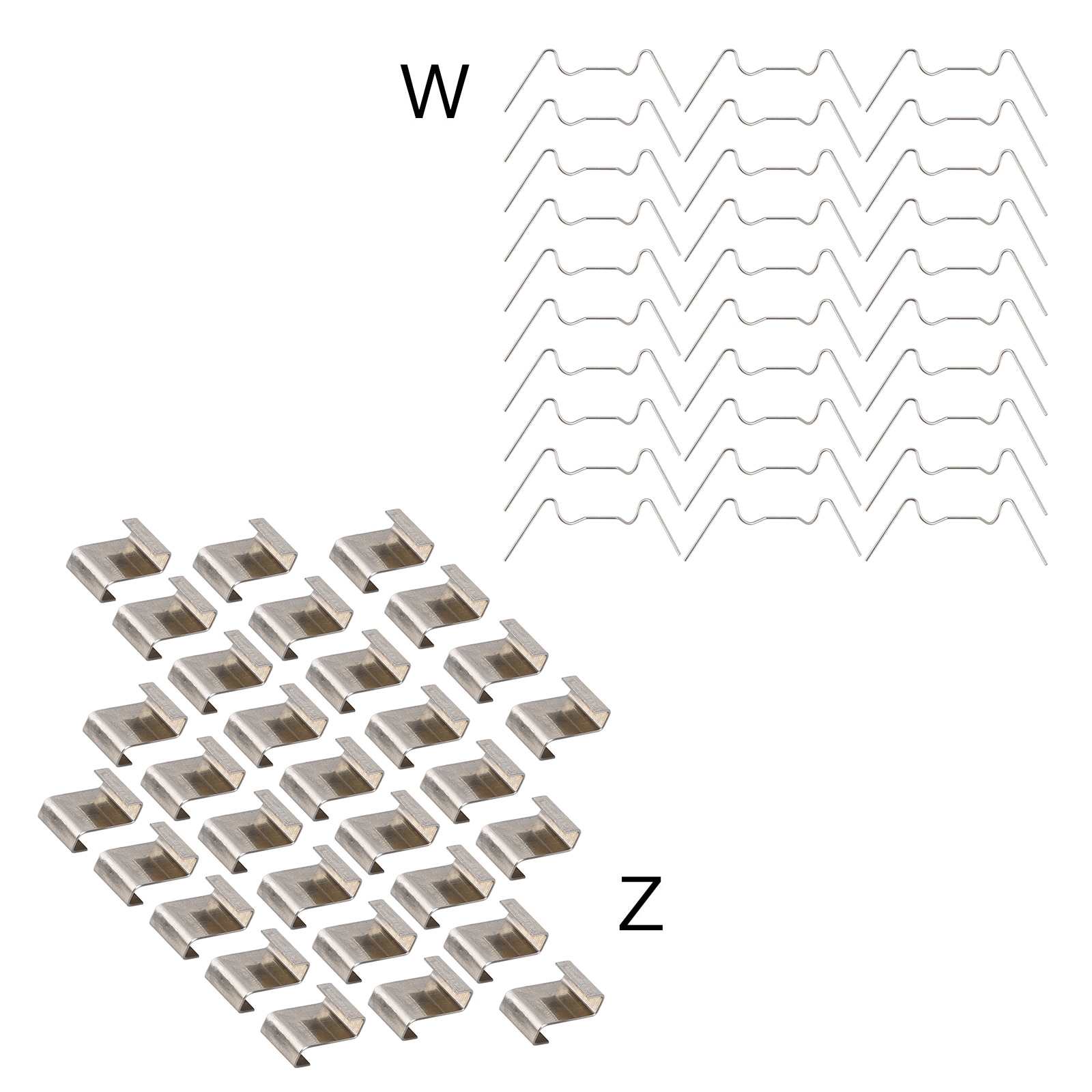 30 Glazed Clips Thick Greenhouse Glazing Clips Tool Galvanized Steel Spring Wire Glazing Clips Strong Holding Clamps