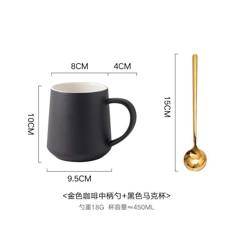 Krus kaffekopp latte glass gjenbrukbar søt kaffekopp keramisk miljøvennlig kahve fincan takimlari kjøkkenutstyr  bd50bd: Stil 10