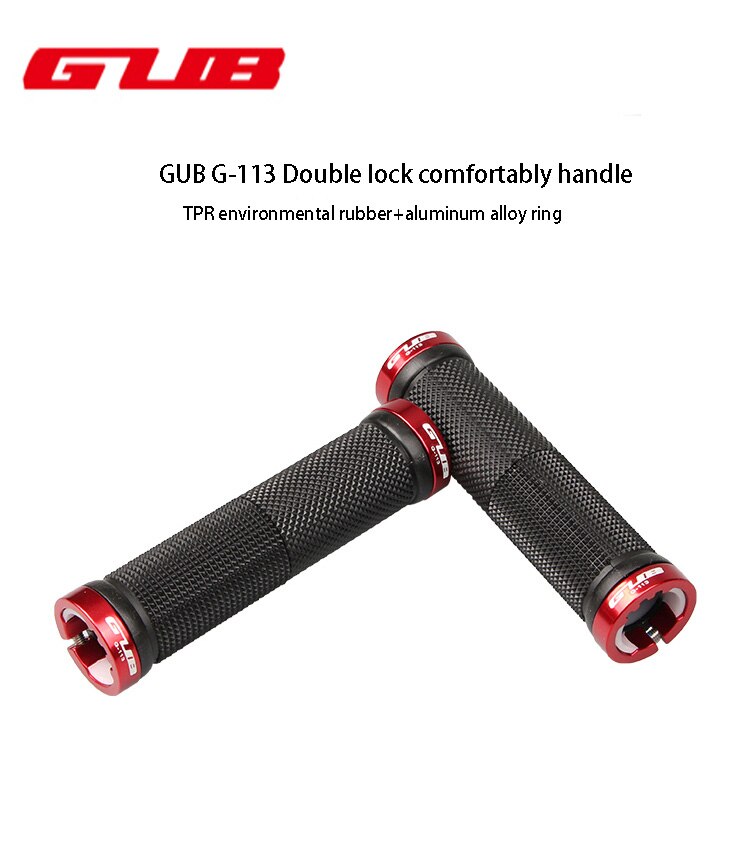 Gub Fiets Grip Gub G-113 Fietsen Afsluitbare Handgreep Mtb Racefiets Stuur Aluminium Rubber Stofdicht