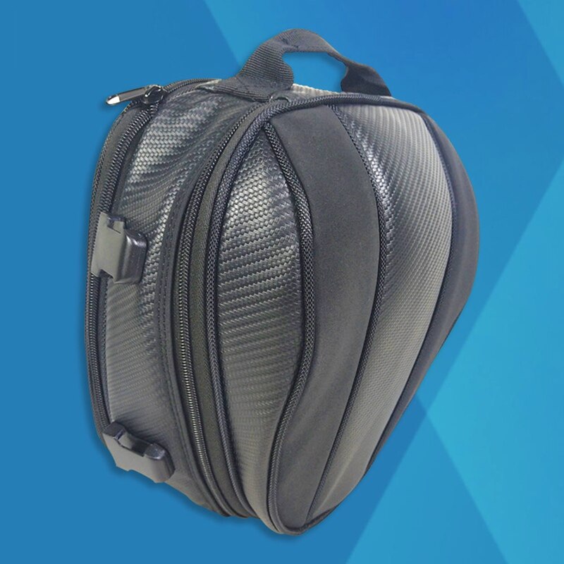Motorcykel bakre tail förvaringsväska reparation verktygspaket motorcykel skoterförare sport baksäte väskor bagage pack