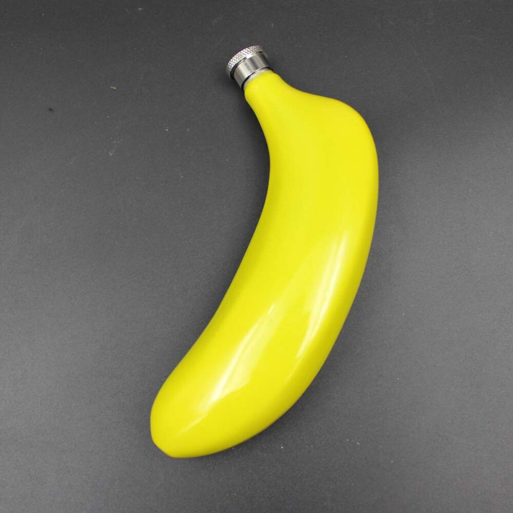 5Oz Banaan Wijn Pot Heupfles Rvs Heupfles Vodka Whisky Alcohol Fles Container Levert