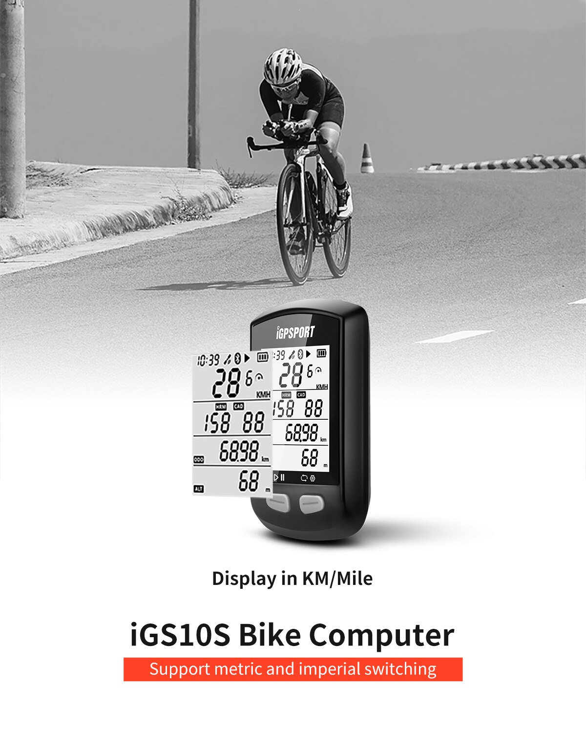 Igpsport IGS10S Waterdicht Computer Snelheidsmeter Draadloze Fiets Gps Met Bluetooth 5.0
