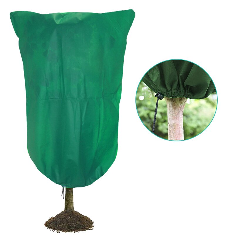 Sac de Protection contre le gel pour plantes, Protection contre le gel des arbres, des fruits et légumes, garde au contre le froid, hiver, cordon de serrage: XL
