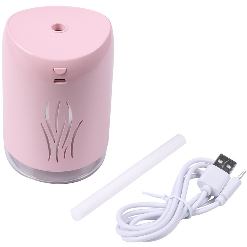 Air Humidifier Ultrasonic Humidifiers Portable Usb Diffuser Mist Maker Aromatherapy Diffuser Pink
