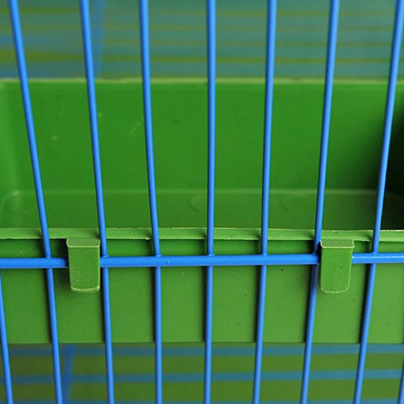 Pet Bird Parrot Bath Tub Plastic Multi-purpose Food Container Parrot Bathtub Plastic Hanging Bird Feeder Plastic Food Container