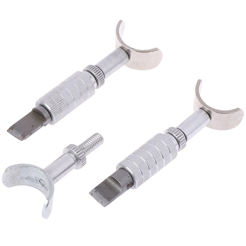 Useful Home Adjustable DIY Manual Rotary Tools Leather Carving Swivel Knife Blade Tools Set