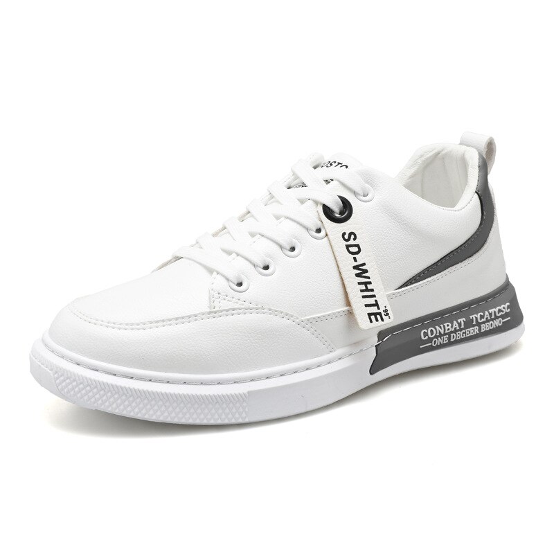 Jplvxz 20 sportskor herrsportskor små vita skor stort märke samma stil fritidsskor herr matchande studentskor