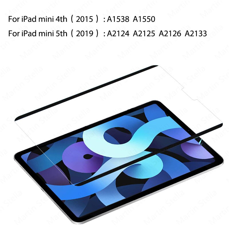 Film papierowy jak na Ipad Pro 11 2021 2020 12.9 9.7 10.2 9 generacji Screen Protector na Ipad Air 4 1 2 3 Mini 5 6 akcesoria: For Mini 4 5