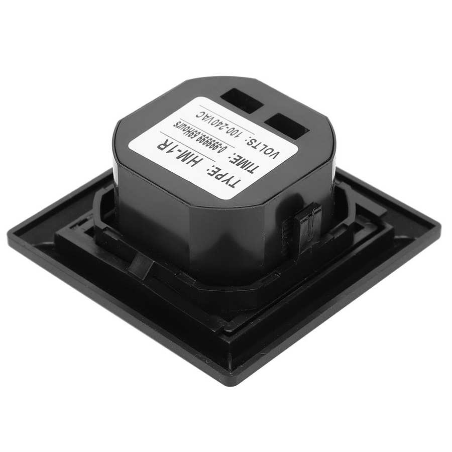 Digital Timer Digital Display Hour Meter High Accuracy Timer 50/60HZ Universal HM-1R AC 100-240V 0.3W