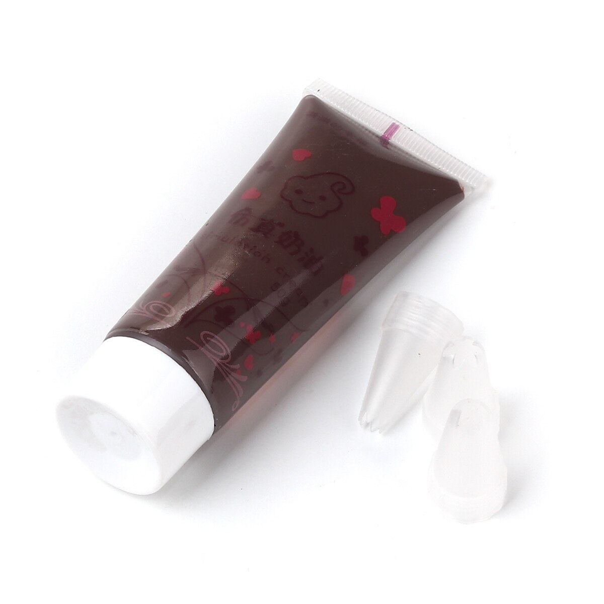 (inklusive flydende )(50ml)  gennemsigtige plastskal guld krystal epoxy special creme lim ca. 11.3 x 4.6cm-1 pc