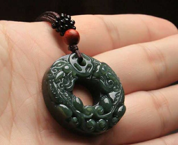 Jadeïet jade hanger Buddha Lucky amulet Ketting Boeddha Zegenen u