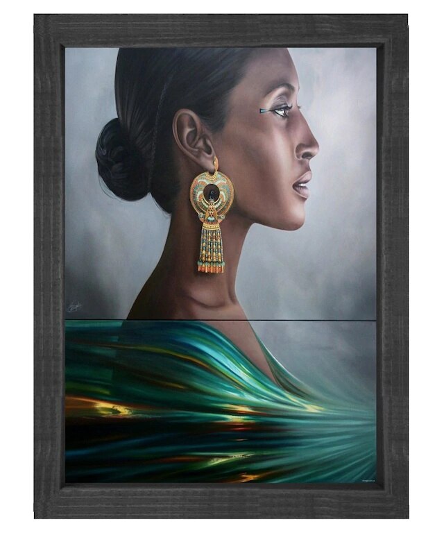 African Women Green Table 441982846