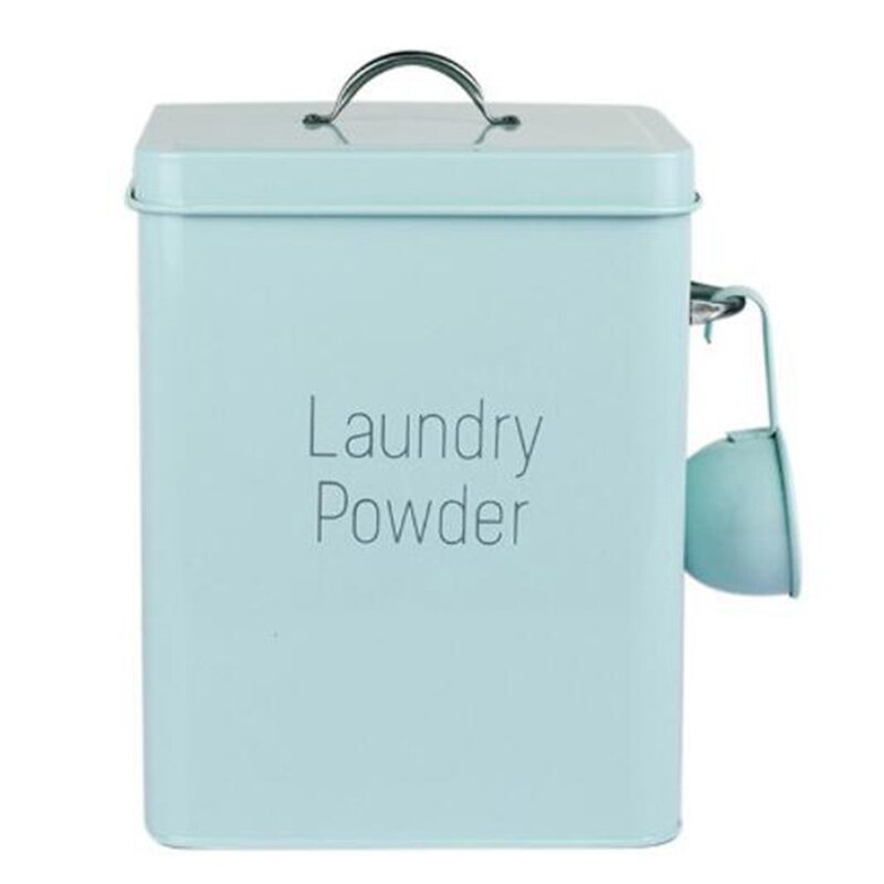 AF88 -Beautiful Powder Laundry Powder Boxes Storage with Scoop: Green