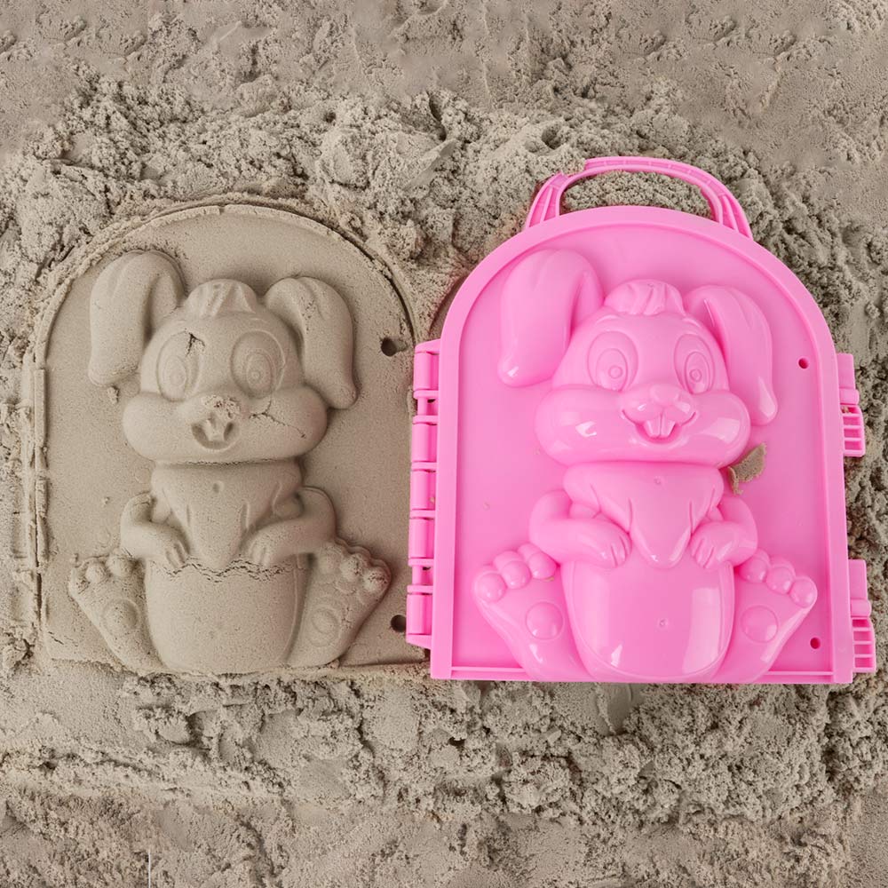 Beach Sand Game 3D Cartoon Mold Beach Snow Sand Model Children's Model Toys Children Outdoor Beach Playset: 39008-10