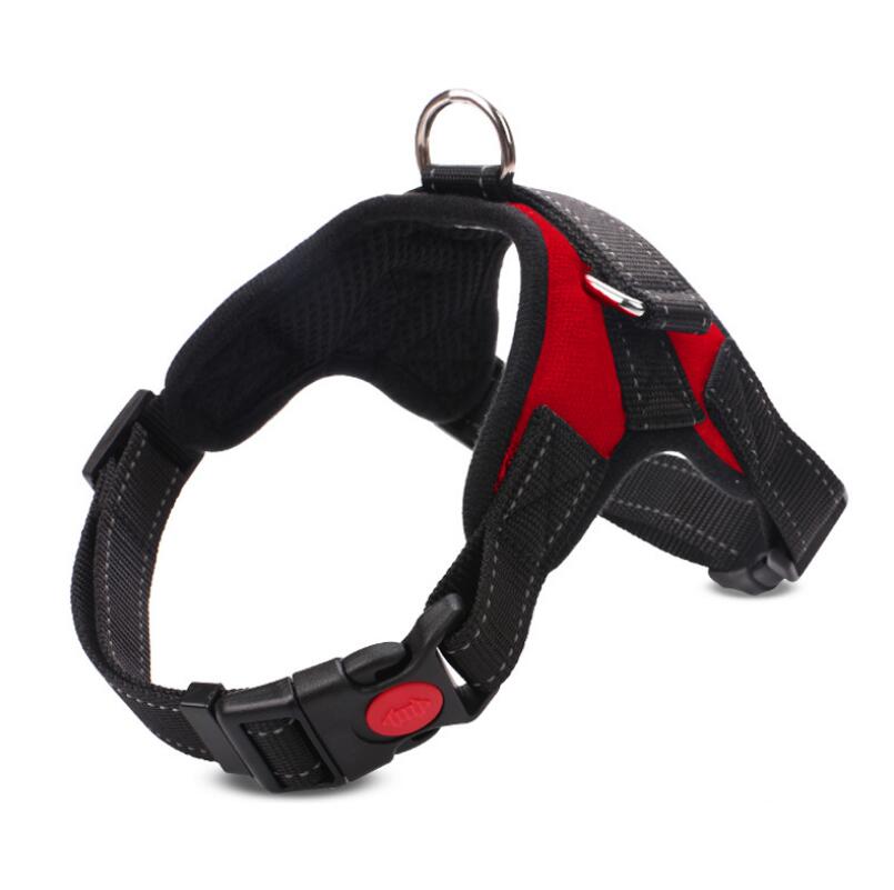 Nylon Zware Hond Huisdier Harnas Kraag K9 Gewatteerde Extra Grote Grote Medium Kleine Hond Harnassen vest Husky Honden Benodigdheden