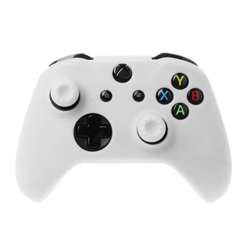 Coperchio di protezione Cap Analogico Pollice Spiedi Impugnatura Morbida Custodia In Silicone Anti-Slittamento Impermeabile per Quelli XBOX Gamepad Controller: White