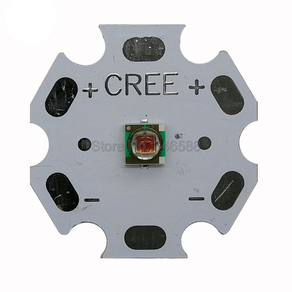 10pcs 1W 3W Cree XLamp XPE XP-E Photo Red 655nm - 660nm 2.1-2.5V 1000mA High Power LED Bead Plant Grow LED Emitter Lamp Light