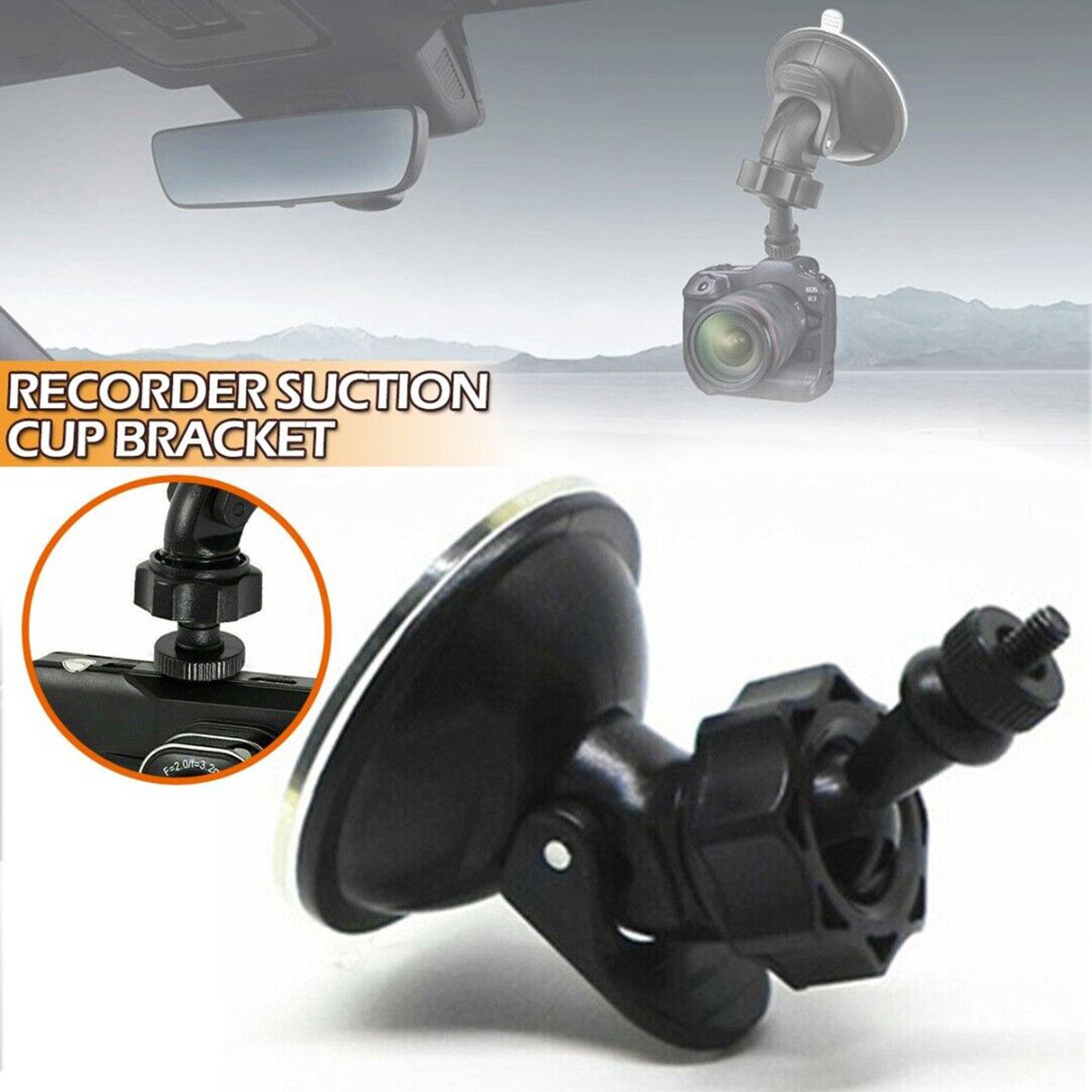 Auto DVR Mount Houder 4mm Schroefkop Voertuig Recorder Beugel GPS Cup DV Houder Sucker Beugel Zuignap Camera DVR W9P5